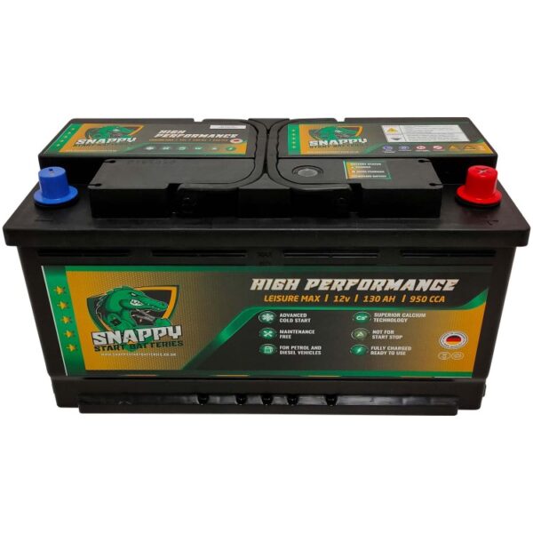 Snappy 130Ah Leisure Battery – Reliable Deep Cycle Power