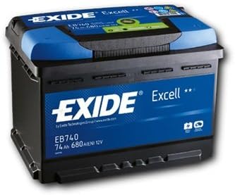 Exide Excell 12V 74Ah Maintenance-Free Car Battery