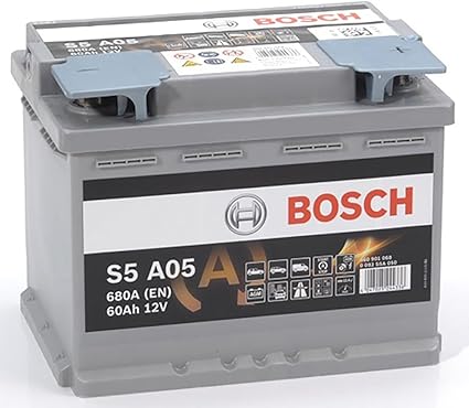 Bosch S5A05 60Ah 680A AGM Start-Stop Car Battery