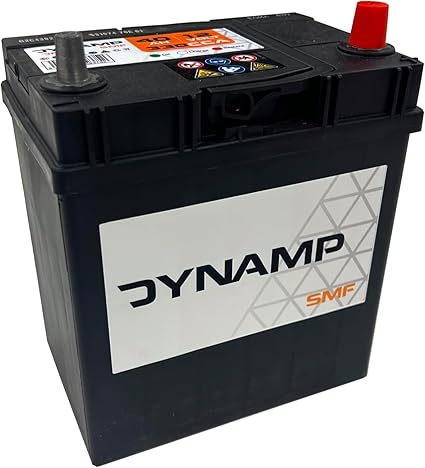 Dynamp DF401 12V 40Ah Car Battery – 330 CCA, 3-Year Warranty