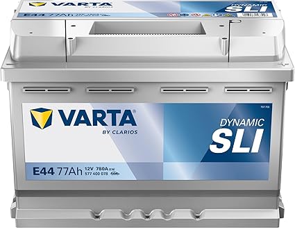 VARTA Silver Dynamic E44 12V 77Ah 780A Car Starter Battery – High Performance