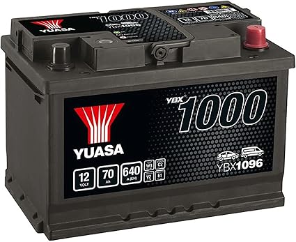 Yuasa YBX1096 SMF High Performance Battery – 12V 70Ah 640CCA