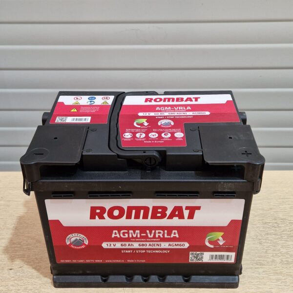 Rombat 027 AGM Car Battery