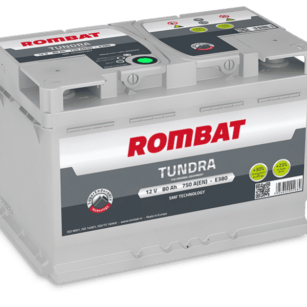 096 Rombat Car Battery 80Ah 750CCA