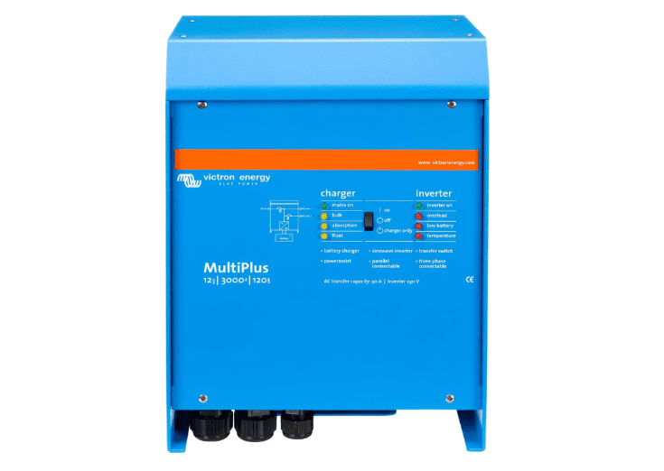 Victron Energy MultiPlus 3000VA 12V 230V Inverter Charger (120A, 50A Switch) 1 Victron Energy MultiPlus 3000VA 12V 230V Inverter Charger (120A, 50A Switch)