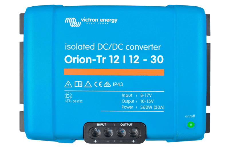 Victron Energy Orion-Tr 12V-12V 30A (360W) Isolated DC-DC Converter IP43 1 Victron Energy Orion-Tr 12V-12V 30A (360W) Isolated DC-DC Converter IP43