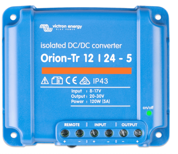 Victron Energy Orion-Tr IP43 12/24V 5A 120W Isolated DC-DC Converter