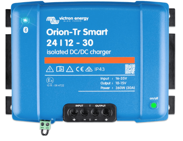 Victron Energy Orion-Tr Smart 24/12V 30A 360W Isolated DC-DC Charger (Bluetooth)