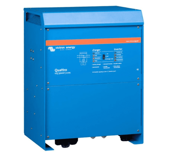 Victron Energy Quattro 5000VA 12V 230V Pure Sine Inverter & 220A Charger