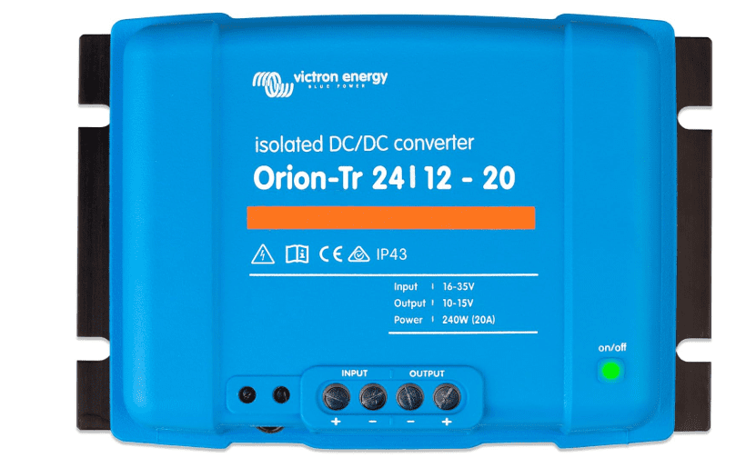 Victron Energy Orion-Tr IP43 24V-12V 20A (240W) Isolated DC-DC Converter 1 Victron Energy Orion-Tr IP43 24V-12V 20A (240W) Isolated DC-DC Converter