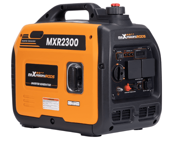 maXpeedingrods 2300W Portable Inverter Generator – 4-Stroke, Silent Pure Sine Wave, Ideal for Camping & Caravan