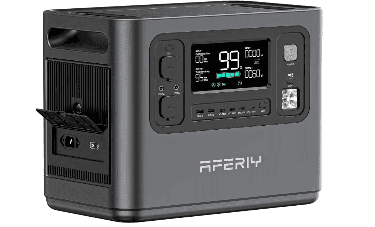AFERIY 1200W Portable Power Station 960Wh – Solar Generator with 2 AC Outlets, LFP Battery, UK Plug 1 AFERIY 1200W Portable Power Station 960Wh – Solar Generator with 2 AC Outlets, LFP Battery, UK Plug
