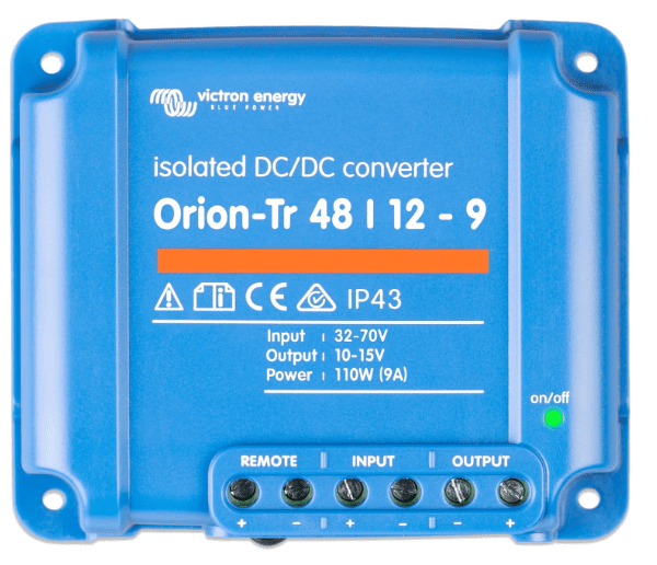Victron Energy Orion-Tr IP43 48V-12V 9A (110W) Isolated DC-DC Converter