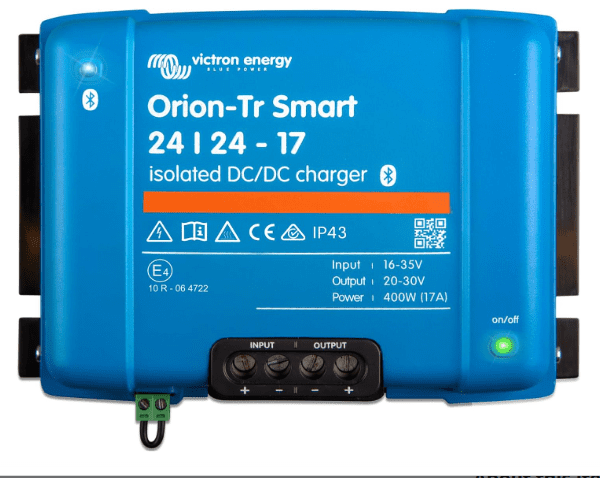 Victron Energy Orion-Tr Smart 24/24V 17A 400W Isolated DC-DC Charger (Bluetooth)