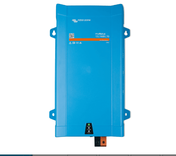 Victron Energy MultiPlus Pure Sine Wave Inverter Charger for 70 amp Battery, 1600VA 12-Volt 230V