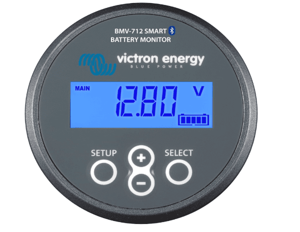 Victron Energy BMV-712 Smart Battery Monitor with Shunt (6.5–70VDC, Bluetooth)