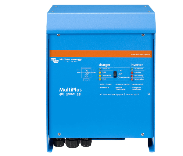 Victron Energy MultiPlus 3000VA 48V 230V Pure Sine Inverter Charger (35A, 50A Transfer Switch)
