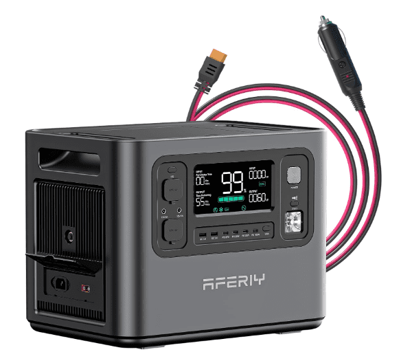 AFERIY 2400W Portable Power Station 2048Wh LiFePO4 – App Control, 1.5H Fast Charge, 240V AC & 13 Outputs