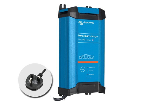 Victron Blue Smart IP22 12V 15A Battery Charger – Trickle & Desulfator (UK Plug)