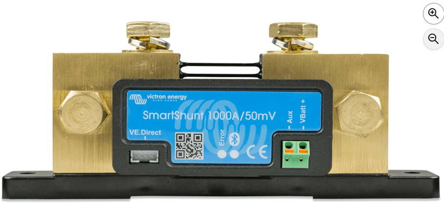 Victron Energy SmartShunt Battery Monitor 1000A 6.5-70V Bluetooth 1 Victron Energy SmartShunt Battery Monitor 1000A 6.5-70V Bluetooth