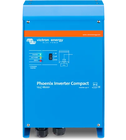 Victron Energy 1600VA 12V Pure Sine Wave Inverter – Compact (230V AC)