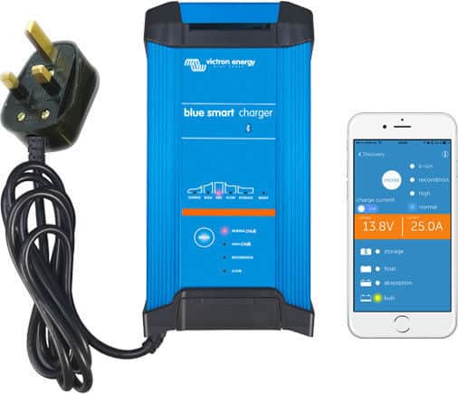 Victron Blue Smart IP22 24V 16A Battery Charger – Trickle & Desulfator (UK Plug)