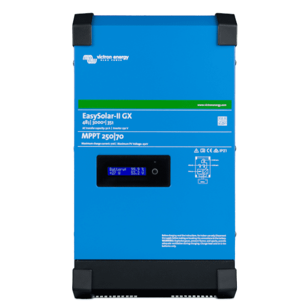 Victron EasySolar-II GX 5000VA 48V Inverter with 70A Charger & MPPT 250V 100A Solar Controller