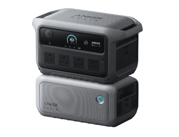 Anker SOLIX C2000 Gen 2 4096Wh Portable Power Station with Expansion Battery – 2,400W (Peak 4,000W) Solar Generator for Camping & Home Backup