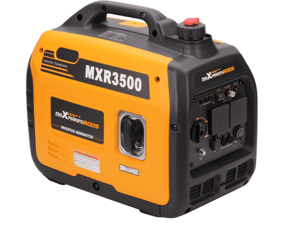 maXpeedingrods 3300W Portable Inverter Generator – Petrol, Silent Pure Sine Wave, Ideal for Camping, RV & Home Backup