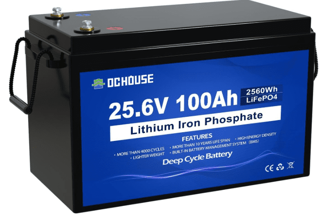 DCHOUSE 24V 100Ah LiFePO4 Lithium Leisure Battery with Low Temp Cut-Off BMS – 15000 Cycles for Trolling Motor, Marine, RV, Solar & Home Energy Storage 1 DCHOUSE 24V 100Ah LiFePO4 Lithium Leisure Battery with Low Temp Cut-Off BMS – 15000 Cycles for Trolling Motor, Marine, RV, Solar & Home Energy Storage