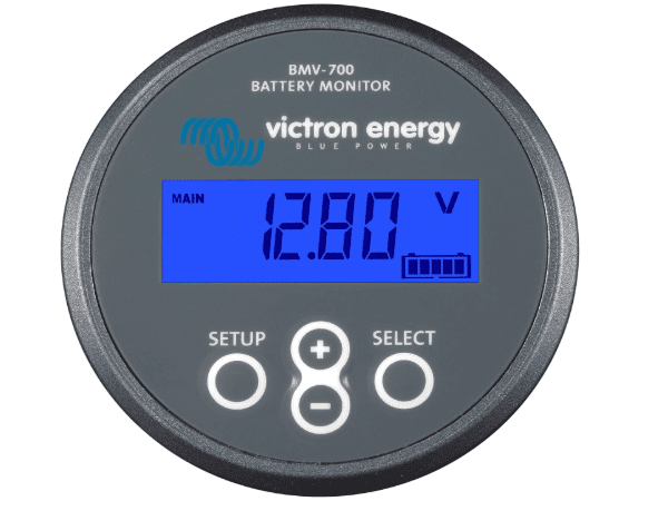 Victron Energy BMV-700 Battery Monitor with Shunt & Display - 6.5-95 VDC - Grey