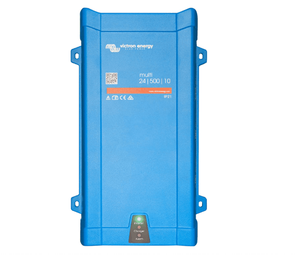 Victron Energy MultiPlus Pure Sine Wave Inverter Charger for 10 amp Battery, 500VA 24-Volt 230V