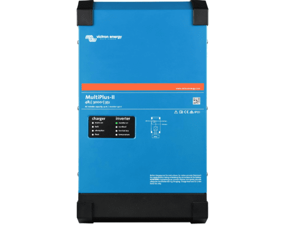 Victron Energy MultiPlus-II - Power Inverter - Pure Sine Wave Inverter Charger for 35 amp Battery - with PowerAssist Technology - 3000VA 48-Volt 230V