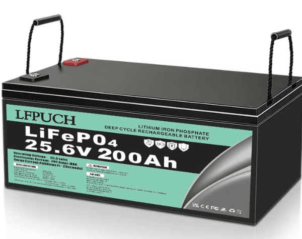 24V (25.6V) 200Ah LiFePO4 Lithium Battery – Solar & Backup