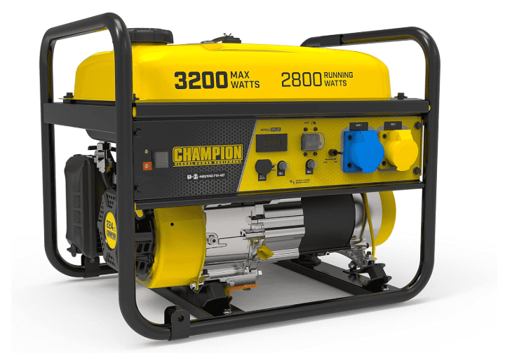 Champion 500560 3200W Portable Petrol Generator with 224cc Engine, 12-Hour Runtime, Digital Display & AVR Protection 1 Champion 500560 3200W Portable Petrol Generator with 224cc Engine, 12-Hour Runtime, Digital Display & AVR Protection
