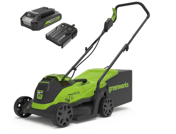Greenworks 24V 33cm Cordless Mower Brushless Kit 1 Greenworks 24V 33cm Cordless Mower Brushless Kit