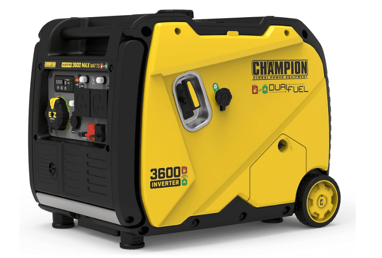 Champion 3600W Dual Fuel Digital Hybrid Inverter Generator – 224cc, Ultra-Quiet, Fuel-Saving 1 Champion 3600W Dual Fuel Digital Hybrid Inverter Generator – 224cc, Ultra-Quiet, Fuel-Saving