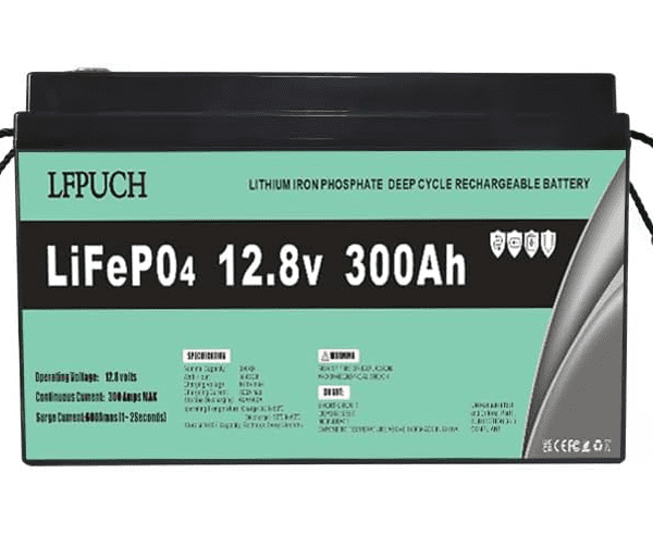 12V 300Ah LiFePO4 Lithium Battery – Solar & Emergency Power