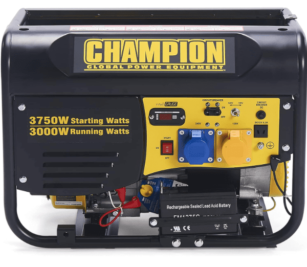 Nissan Car Batteries 9 Champion CPG4000E1 3500W Portable Petrol Generator – 224cc, Electric Start, Intelligauge