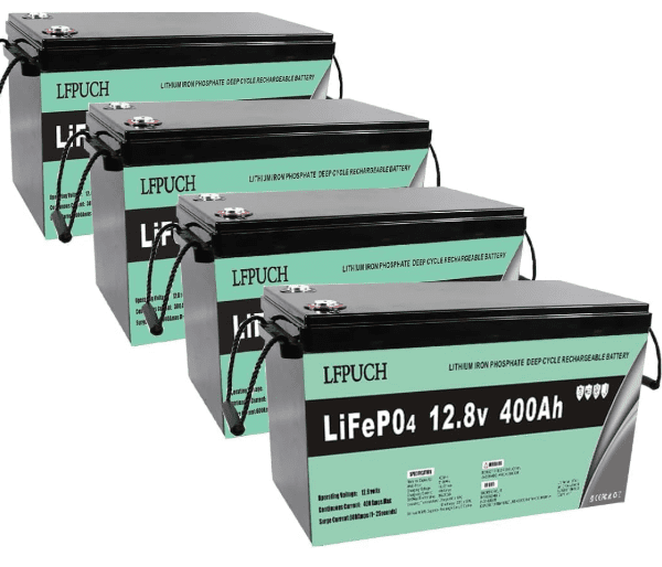 20kWh 48V 400Ah LiFePO4 Battery (51.2V) – Solar Storage