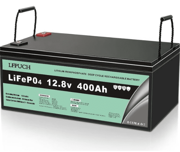 12.8V 400Ah LiFePO4 Lithium Battery – RV, Boat & Solar