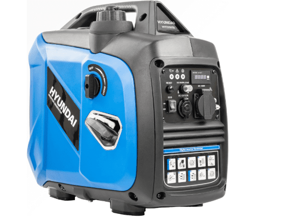 Hyundai 2.0kW Petrol Inverter Generator – 1.8kW Continuous, Pure Sine Wave, Low Noise