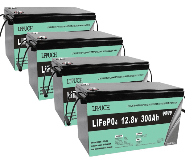 15kWh 48V 300Ah LiFePO4 Battery (51.2V) – Solar Storage