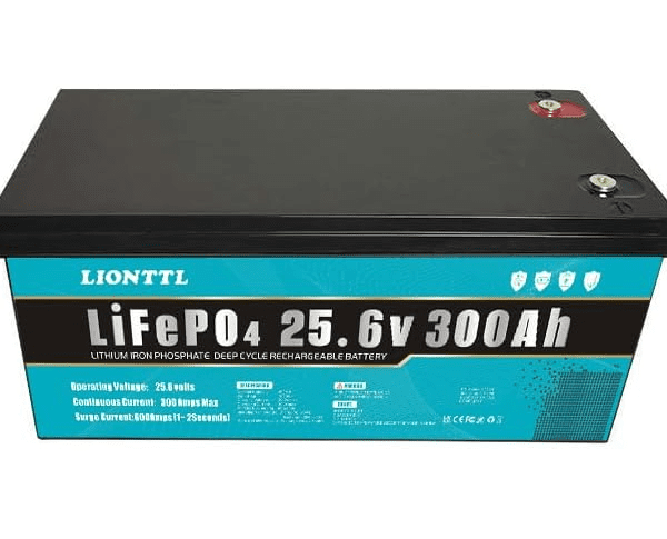 24V 300Ah LiFePO4 Lithium Battery (25.6V) – Solar Energy Storage & Backup Power