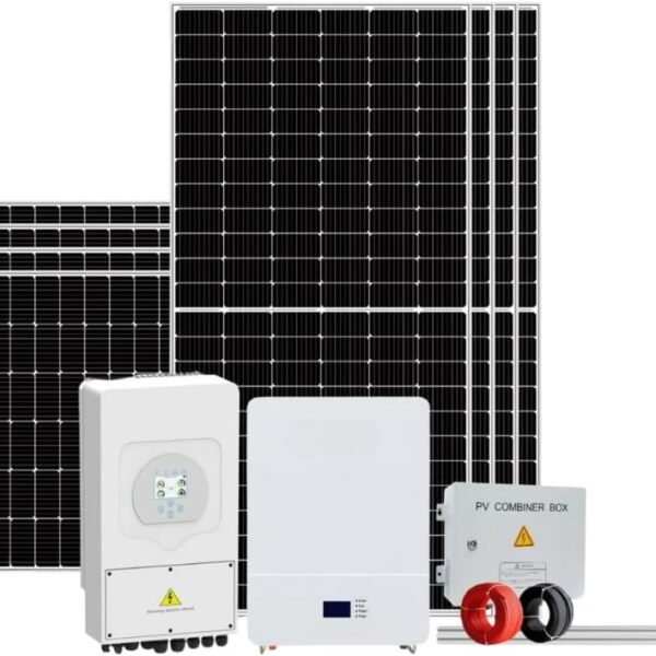 Nissan Patrol Car Batteries: 2 3.7kW Solar Power System Kit with 8 Panels, Hybrid Inverter & 100Ah Lithium Battery